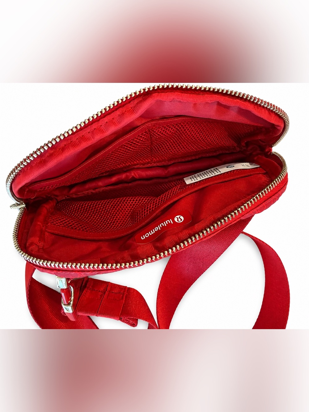 Lululemon Lunar New Year Everywhere Belt Bag 1L Red Gold Year of Snake - Picture 3 of 4